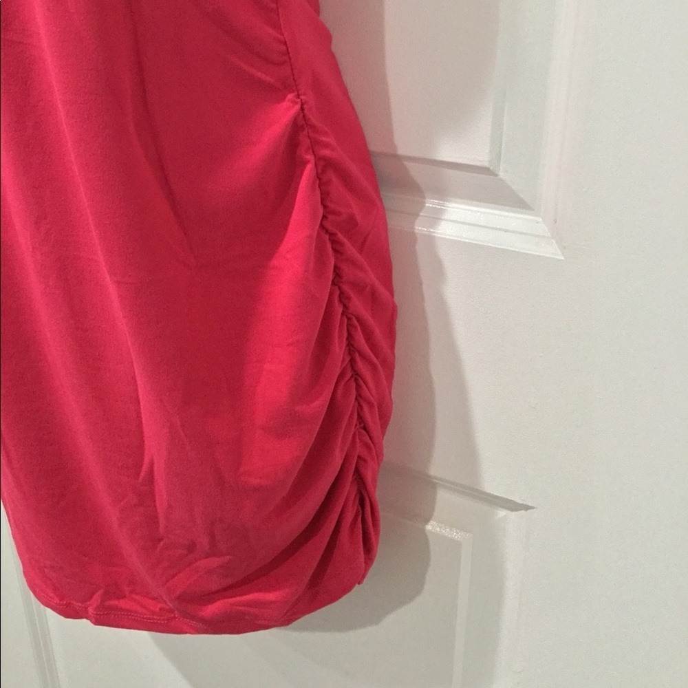 FUCSHIA BODYCON TANK TOP DRESS - Picture 3 of 8